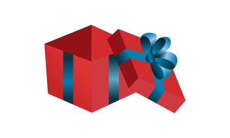 Surprise gift box logo design vectorのイラスト素材