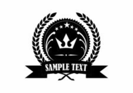 First prize ribbon award logo. Guarantee luxury gold logoのイラスト素材