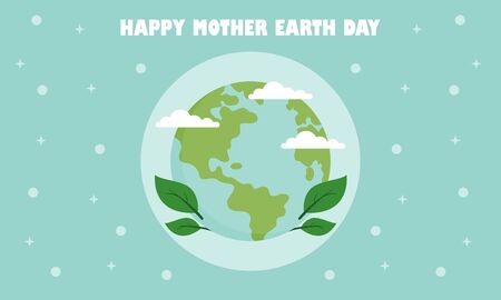 International mother earth day april 22 vector illustrationのイラスト素材