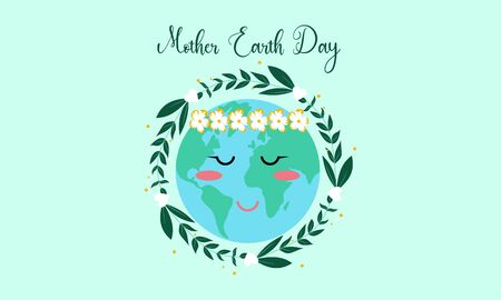 International mother earth day april 22 vector illustrationのイラスト素材