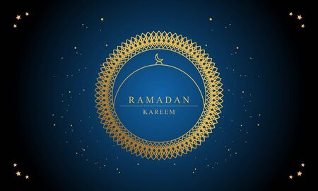 Ramadan kareem and mubarak greeting background islamic illustrationのイラスト素材