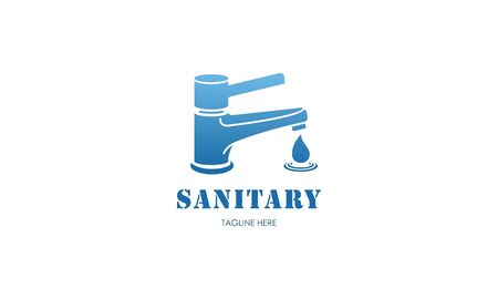 Sanitary ware logo design of icon vector illustrationsのイラスト素材