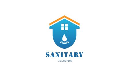 Sanitary ware logo design of icon vector illustrationsのイラスト素材