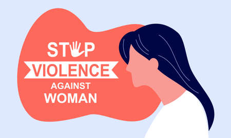 International day for the elimination of violence against womenのイラスト素材