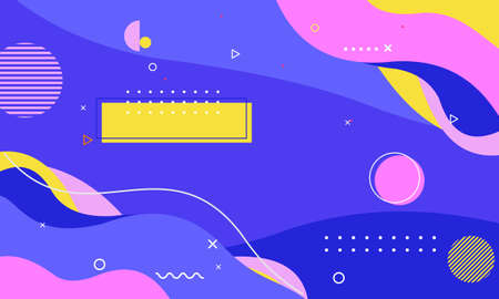 Abstract background with colorful, poster art background