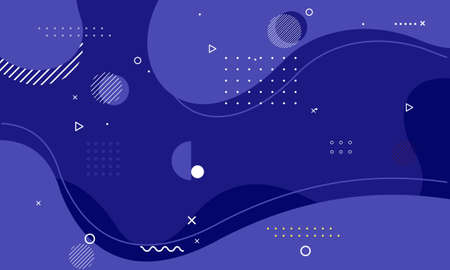 Abstract background with colorful  poster art backgroundのイラスト素材