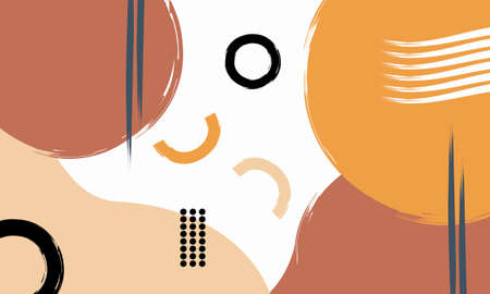 Abstract painted background wallpaper conceptのイラスト素材