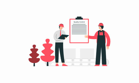 Qa engineers concept illustration Vectorのイラスト素材