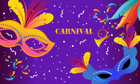 Carnival circus sign fun amusement performance   vectorのイラスト素材
