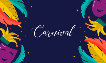 Carnival circus sign fun amusement performance   vectorのイラスト素材