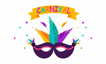 Carnival circus sign fun amusement performance   vectorのイラスト素材