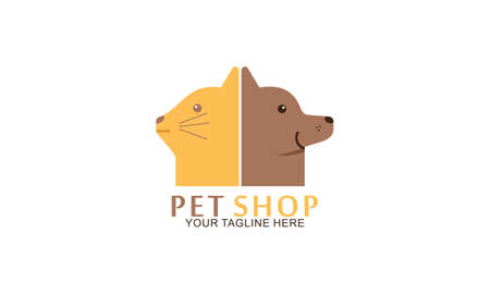 Pet shop animals   templateのイラスト素材