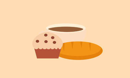 Breakfast food, delicious pancakes background