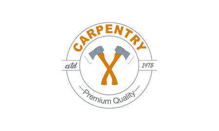 Vintage carpenter tools iconのイラスト素材