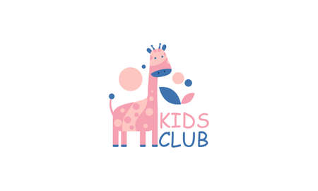 Kids land club logo. Playground logoのイラスト素材