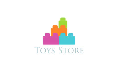 Baby shop toy shop and baby product logoのイラスト素材