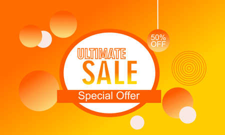 Gradient colorful sale background. Offer sale backgroundのイラスト素材