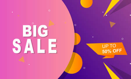 Gradient colorful sale background. Offer sale backgroundのイラスト素材