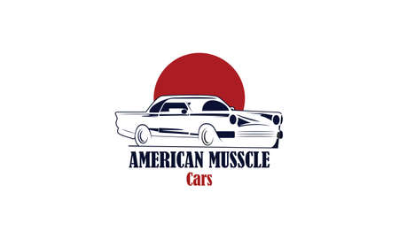 Muscle car community  design vectorのイラスト素材