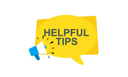 Helpful tips concept in flat styleのイラスト素材