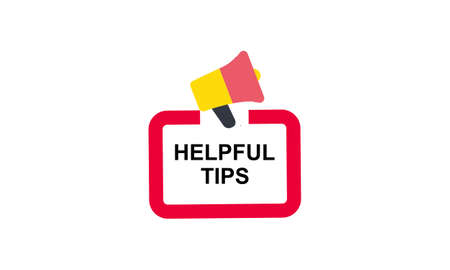 Helpful tips concept in flat style