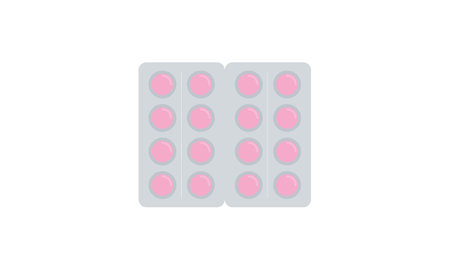 Pills blister pack with capsule. Drug, pill, capsuleのイラスト素材