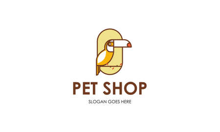 Business pet shop or pet care illustrationのイラスト素材