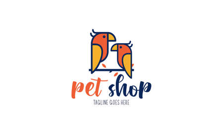 Business pet shop or pet care illustrationのイラスト素材