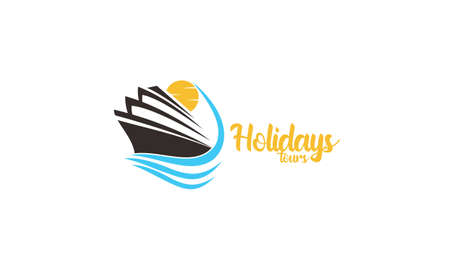 Holiday tour logo design. Best logoのイラスト素材