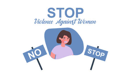 International day for the elimination of violence against womenのイラスト素材