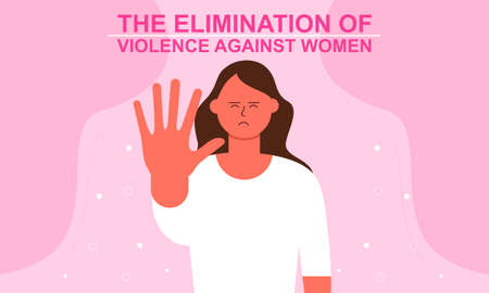 International day for the elimination of violence against womenのイラスト素材