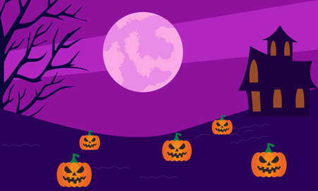 Hand drawn halloween background vectorのイラスト素材