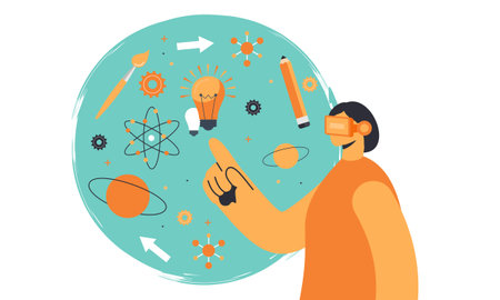 Innovation concept with ideas illustrationのイラスト素材
