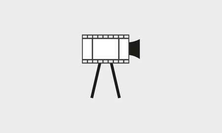 Movie, cinema logo design templates vectorのイラスト素材