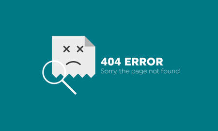 No data, empty data concept illustration vector