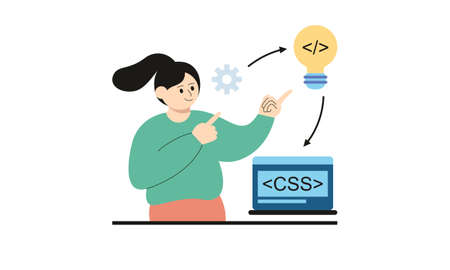 Business development illustrations. Trendy vector styleのイラスト素材