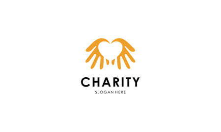 International day of charity logo vectorのイラスト素材