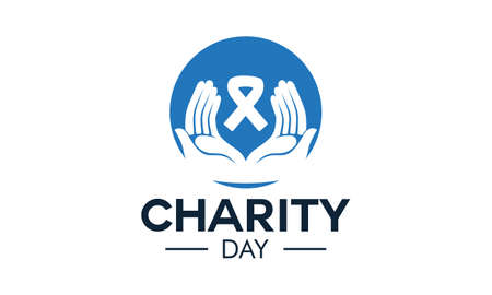 International day of charity logo vectorのイラスト素材