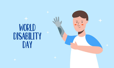 World cerebral palsy day illustration vectorのイラスト素材