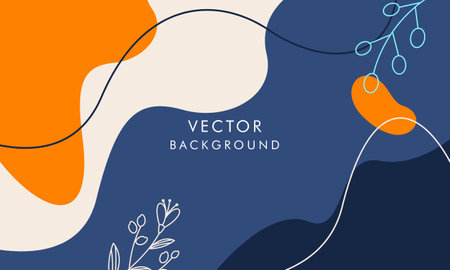 Abstract background with colorful, poster art background