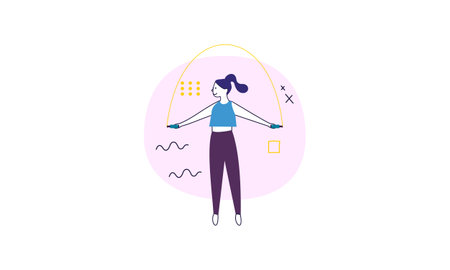People doing sports activities illustration vectorのイラスト素材