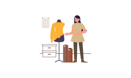 Fashion girl illustration pack vectorのイラスト素材