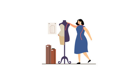 Fashion girl illustration pack vectorのイラスト素材