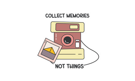 Retro vintage logotype of old camera logo graphicのイラスト素材