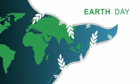 International Mother Earth Day. Environmental problems and environmental protectionのイラスト素材