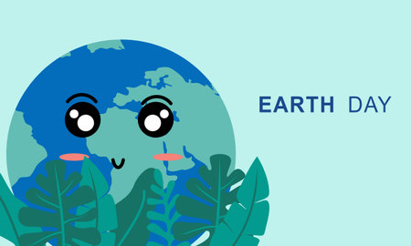 International Mother Earth Day. Environmental problems and environmental protectionのイラスト素材