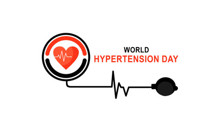 World hypertension day illustration vectorのイラスト素材