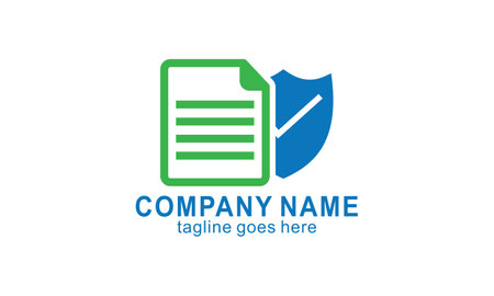 Protection file icon for your company, website and logo designのイラスト素材