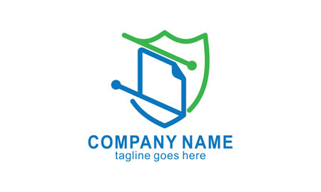 Protection file icon for your company, website and logo designのイラスト素材