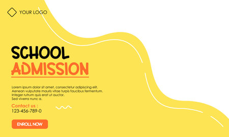 Back to school social media template vectorのイラスト素材